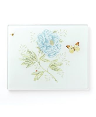 Butterfly Meadow Kitchen Small Glass Food Board, Created for Macy's