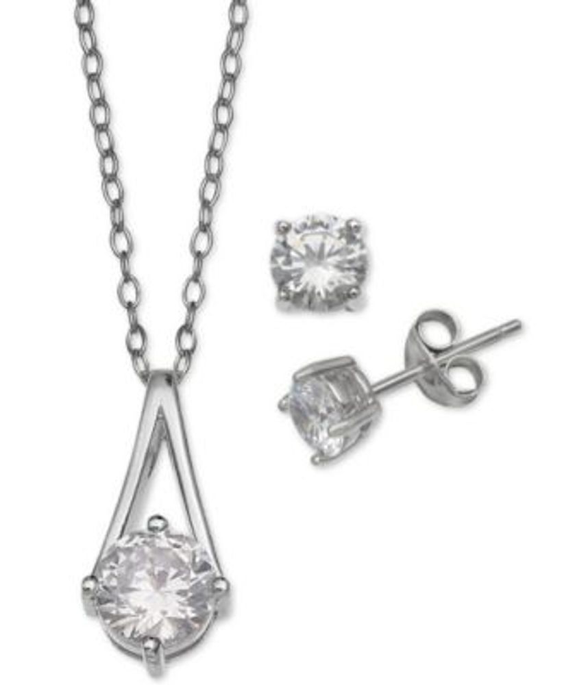 Giani Bernini Cubic Zirconia Jewelry Set in Sterling Silver