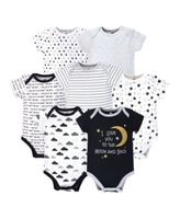 Baby Girl Cotton Bodysuits, 7-Pack