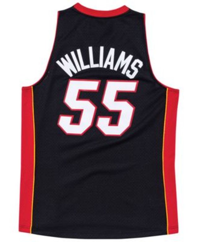 Men's Miami Heat Jason Williams Mitchell & Ness Black Hardwood Classics  Swingman Jersey