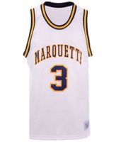 Men's Mitchell & Ness Dwyane Wade Navy Marquette Golden Eagles Player Swingman Jersey Size: Small