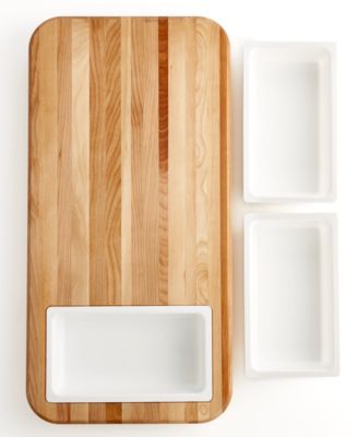 Cutting Board with Tray