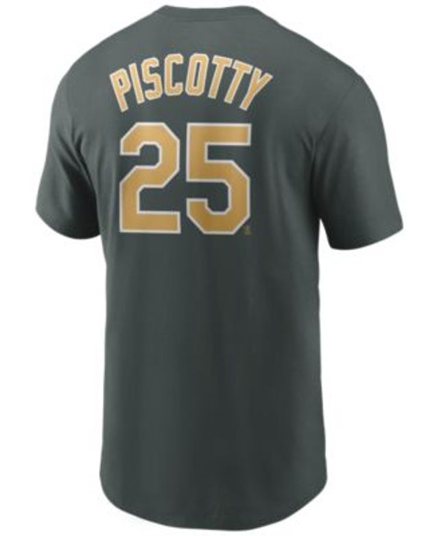 Men's Nike Matt Chapman Gray Oakland Athletics Name & Number T-Shirt