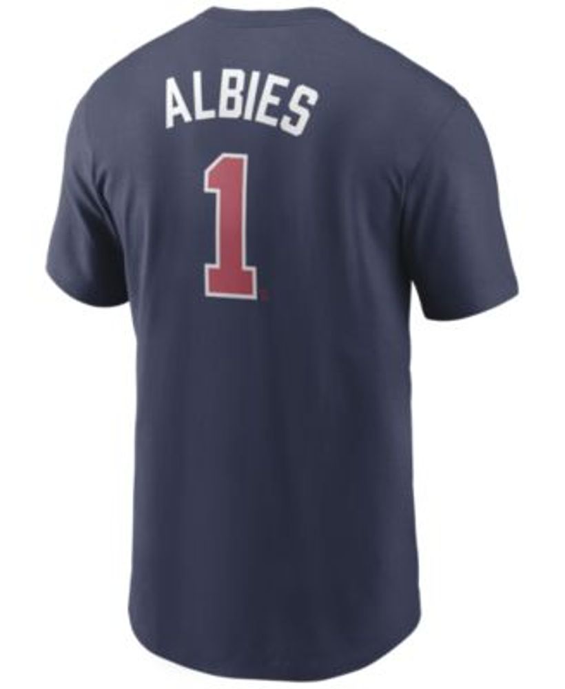 Nike Men's Ozzie Albies Atlanta Braves Name and Number Player T