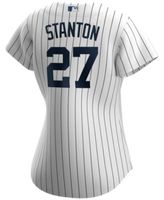 Men's Nike Giancarlo Stanton Gray New York Yankees Road Replica Player Name  Jersey