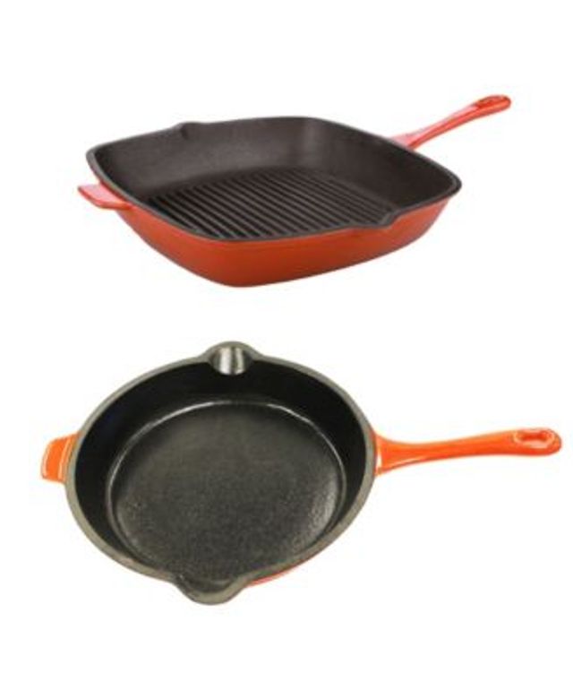 BergHOFF Neo Enameled Cast Iron 4 Piece Cookware Set - Orange