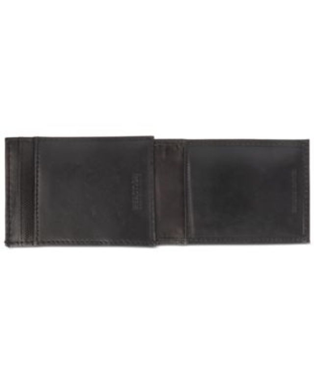 Kenneth Cole Reaction Men's Crunch Magnetic Front-Pocket Leather