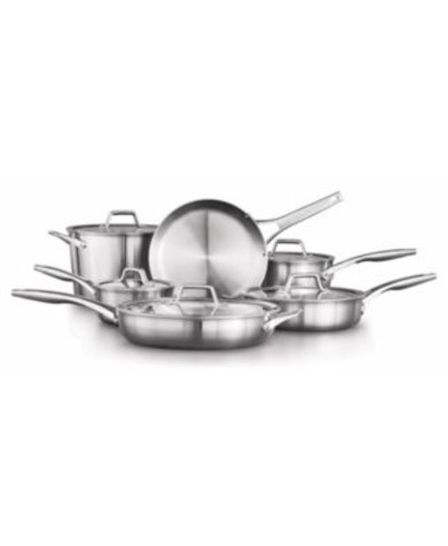 BergHOFF Ouro Gold Stainless Steel 11 Piece Cookware Set - Macy's