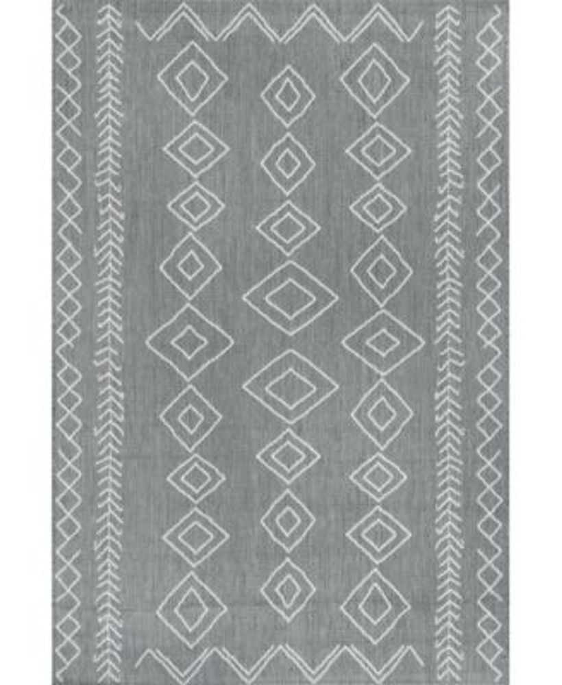 nuLOOM Serna Outdoor Area Rug, 6' 3 x 9