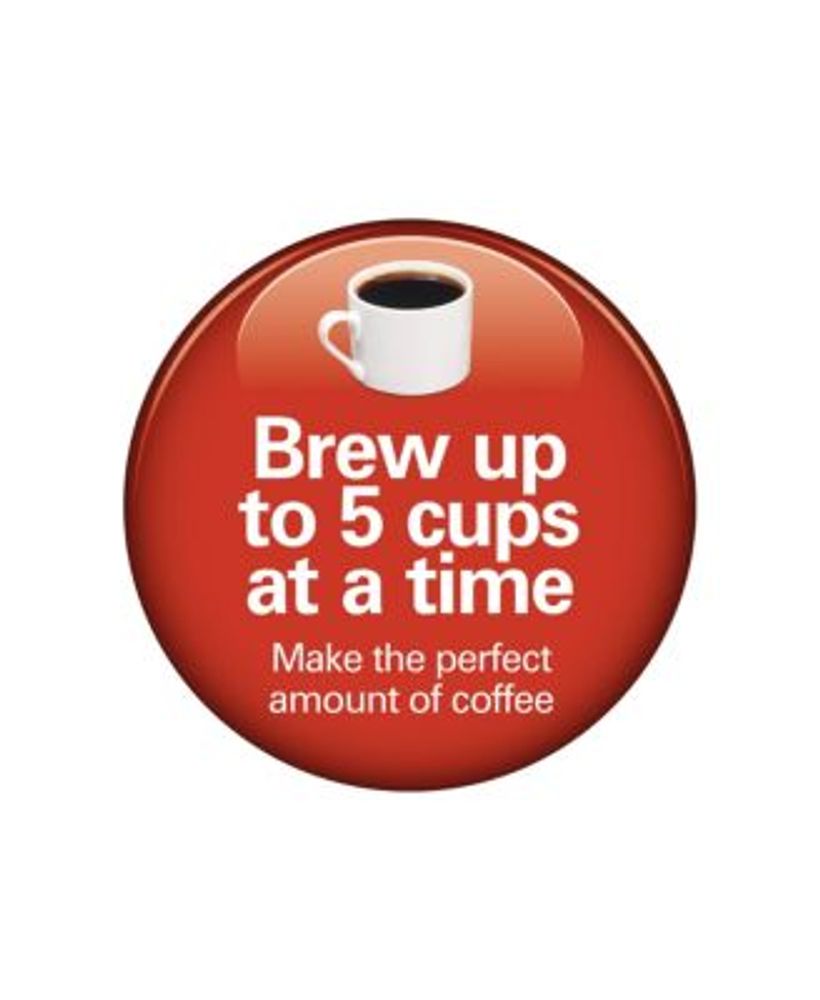 5 Cup Compact Coffee Maker with Programmable Clock