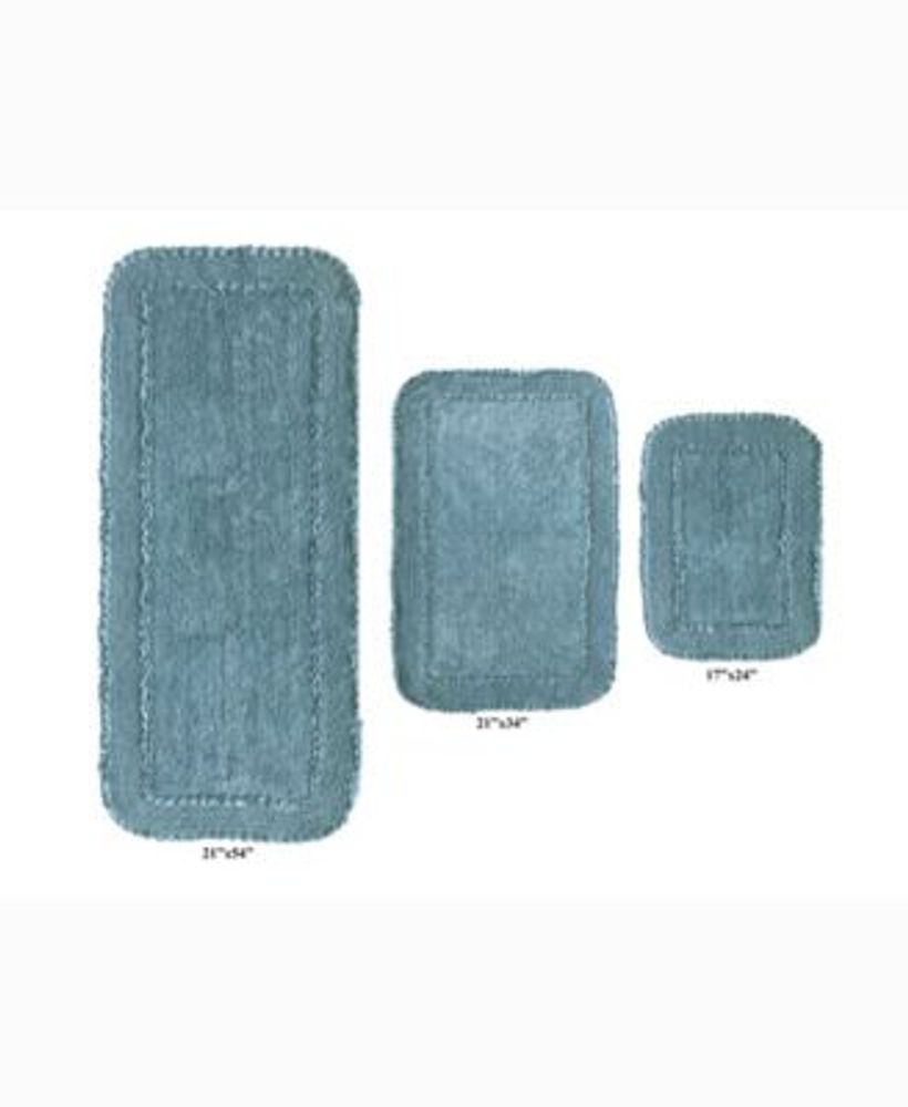 Home Weavers Inc Waterford 3-Piece Set Bath Rug Collection