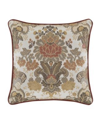 Juliette Square Embellished Decorative Throw Pillow, 18" x 18"