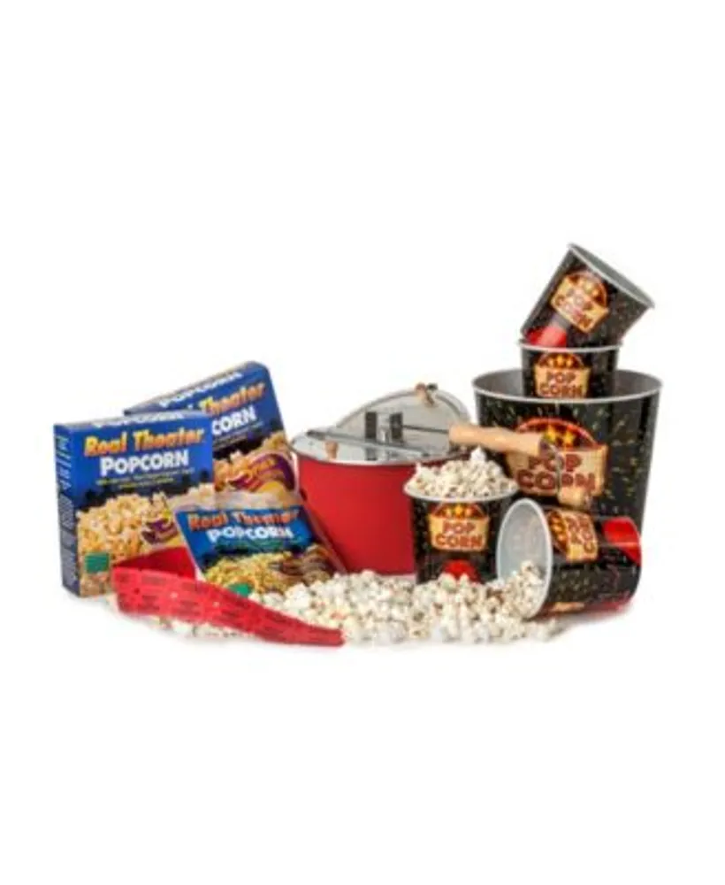 Wabash Valley Farms Original Whirley-Pop Popcorn Maker with DIY Organic  Popcorn Snack Set