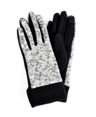 Women's Marled Knit Jersey Touchscreen Glove