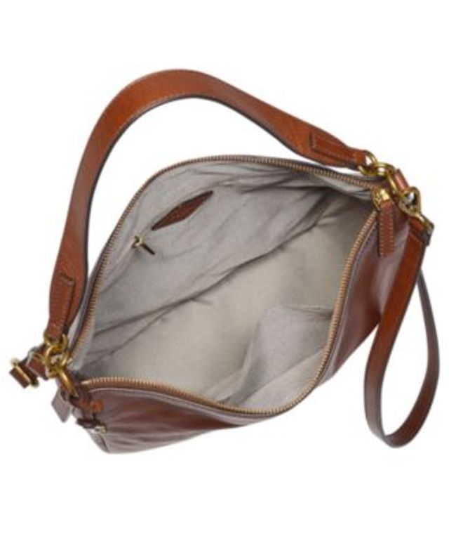 Fossil Women's Jolie Leather Hobo - Macy's