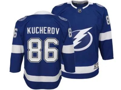 Outerstuff Big Boys Nikita Kucherov Tampa Bay Lightning Player Replica  Jersey
