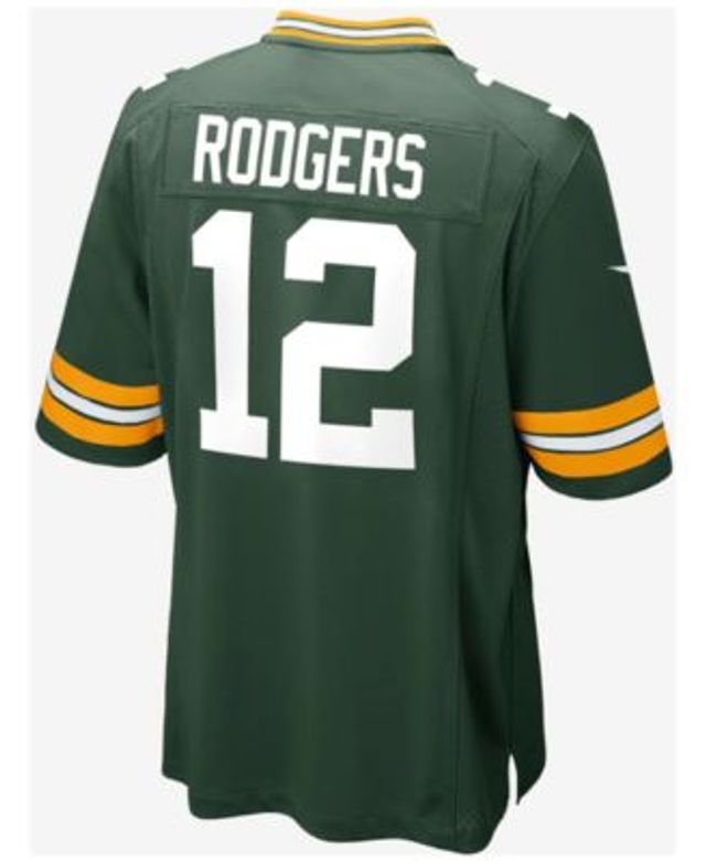 Youth Nike Aaron Rodgers Gold Green Bay Packers Inverted