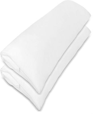 Zippered 2 Pack Pillow Protector, Body Pillow Size