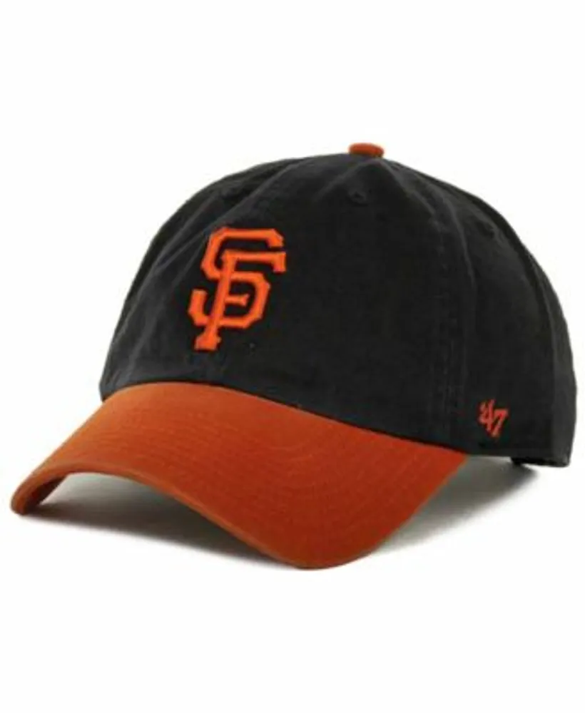 Youth San Francisco Giants '47 Black Team Logo Clean Up Adjustable Hat