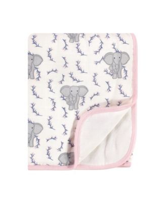 Baby Girls Organic Cotton Muslin Tranquility Blanket