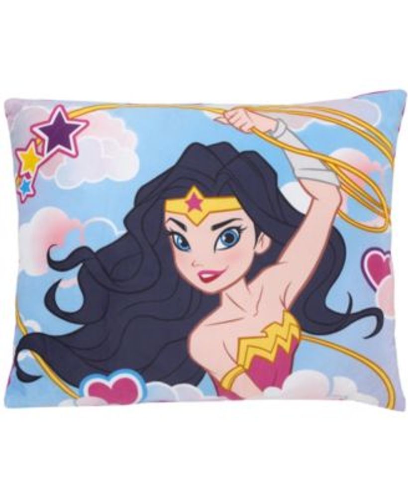 Macy's Wonder Woman Clouds and Hearts Plush Decorative Pillow, 12