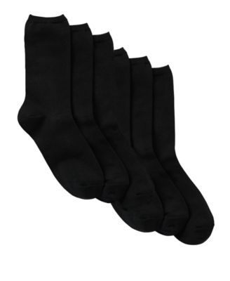 Women's Comfort Crew Socks, Pack of 6