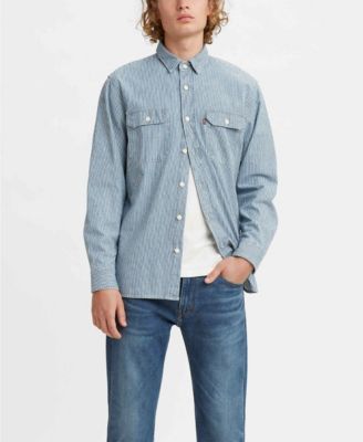Men's Classic Worker Denim Relaxed Fit Over Shirt