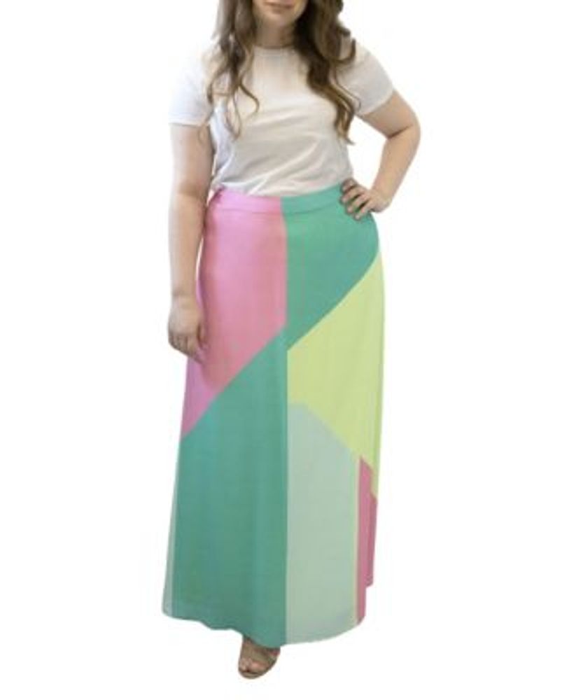 Geometric Maxi Skirt | Dullest 