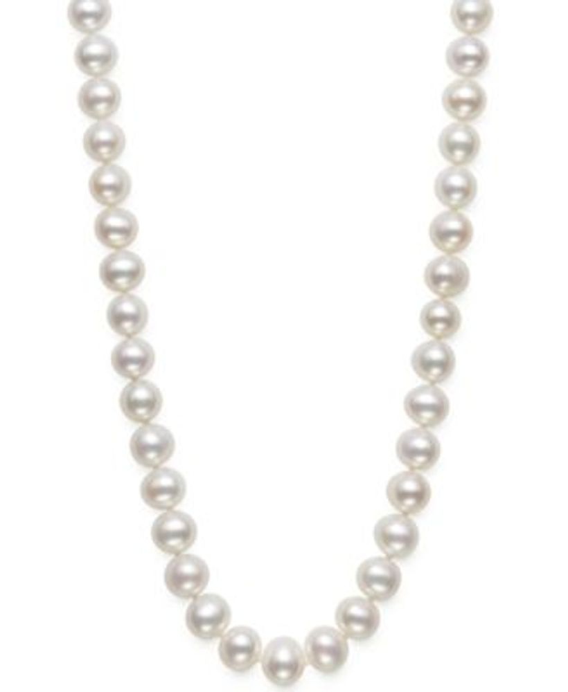 macy's double strand pearl necklace