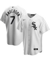 Men's Chicago White Sox Tim Anderson Nike Black Alternate Authentic Player  Jersey