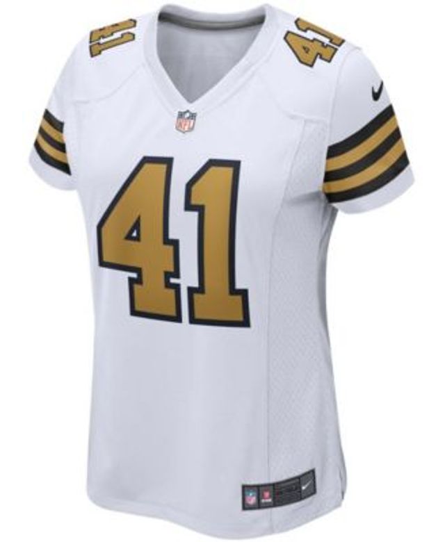 Nike Team Jersey Youth Small Alvin Kamara 41 New Orleans Saints Black Jersey