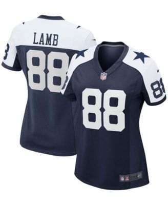 Nike CeeDee Lamb Dallas Cowboys Navy Alternate Game Team Jersey - S - Black