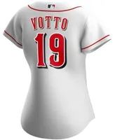 Nike MLB Cincinnati Reds City Connect (Joey Votto) Men's Replica Baseball Jersey - Black M