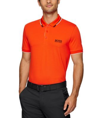 BOSS Men's Active-Stretch Golf Polo Shirt