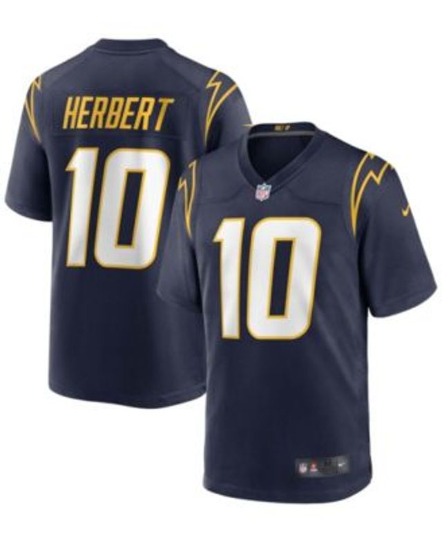 Justin Herbert Los Angeles Chargers Nike Women's Atmosphere Fashion Game  Jersey - Gray