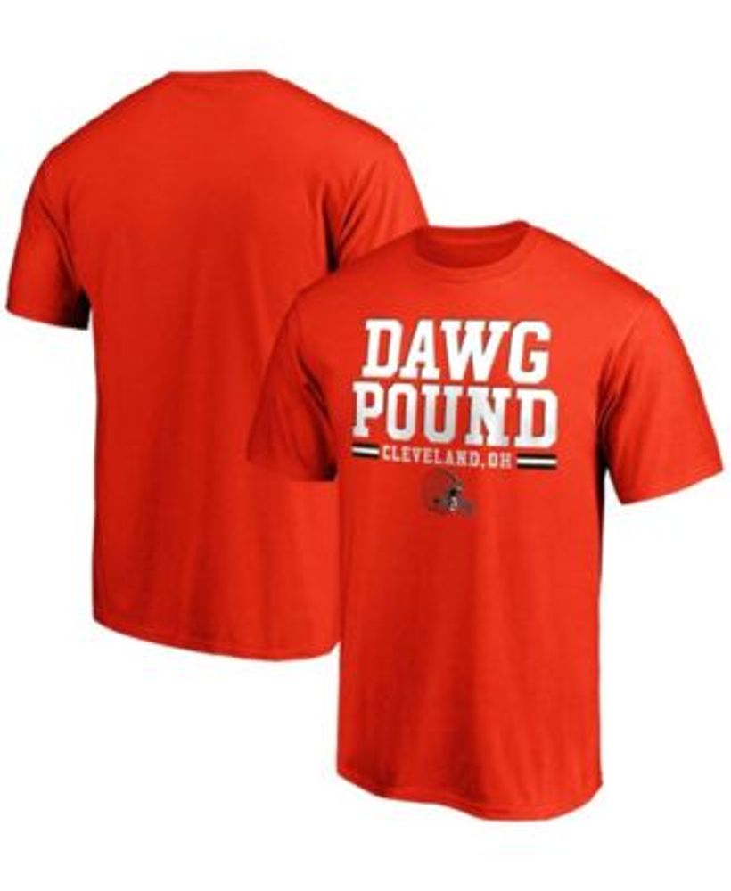 Fanatics Men's Orange Cleveland Browns Hometown Dawg Pound T-shirt