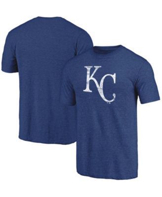 Kansas City Royals Weathered Tri-Blend Long Sleeve T-Shirt by Fanatics