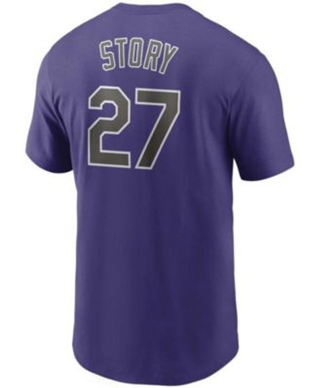 Nike Colorado Rockies Youth Name And Number Player T-shirt Charlie Blackmon