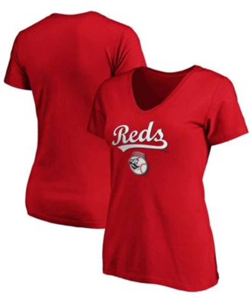 Boston Red Sox Fanatics Branded Women's Core Official Logo V-Neck T-Shirt -  Heathered Gray