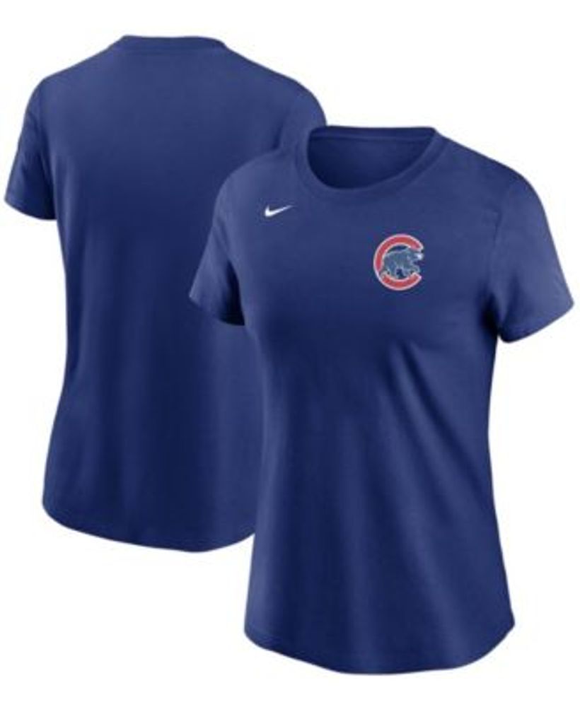 Nike Women's Royal Chicago Cubs Wordmark T-shirt