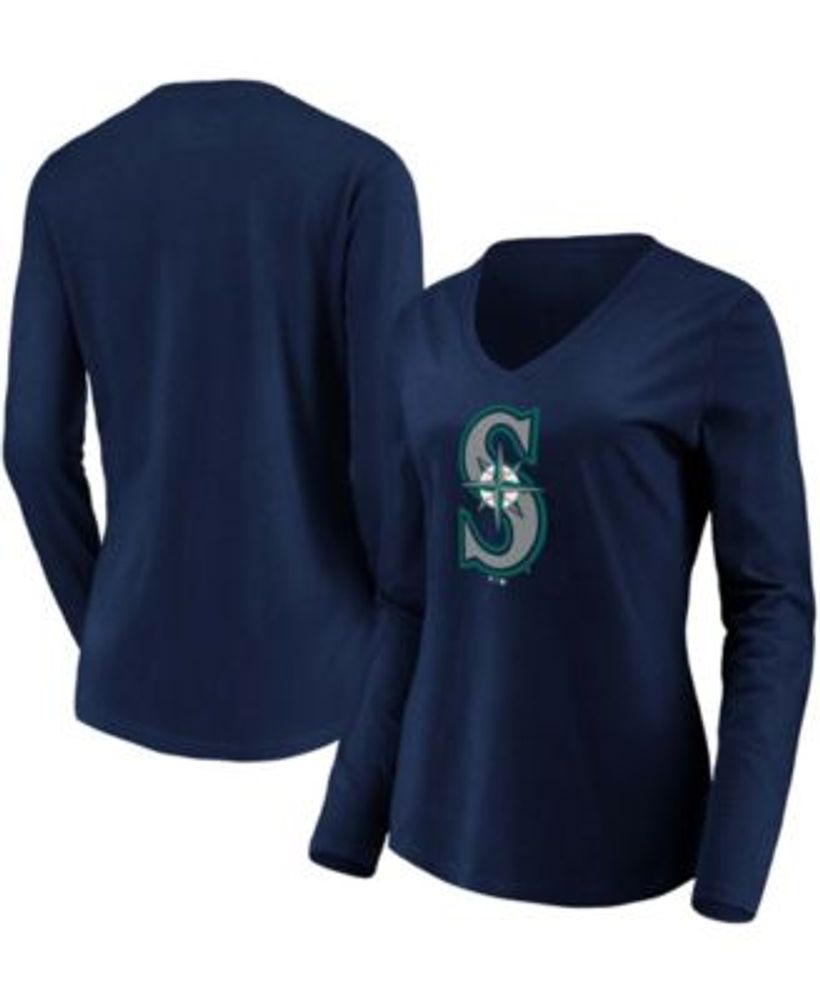 Seattle Mariners Concepts Sport Women's Dash V-Neck T-Shirt - Navy