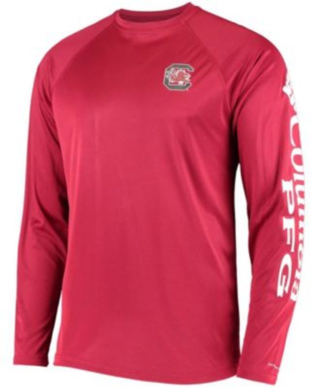 Men's Columbia Black Florida State Seminoles Terminal Tackle Omni-Shade Raglan Long Sleeve T-Shirt Size: Large