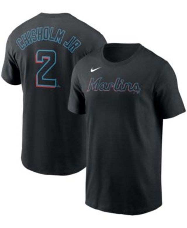 Youth Miami Marlins Jazz Chisholm Jr. Nike Red City Connect Name & Number  T-Shirt