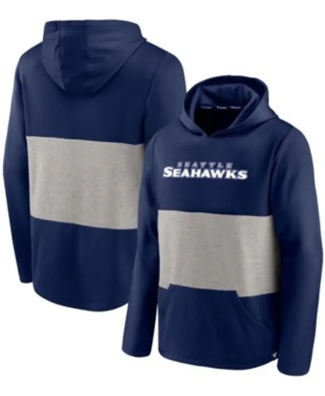 Seattle Seahawks Color Block Men's Nike NFL Pullover Hoodie.