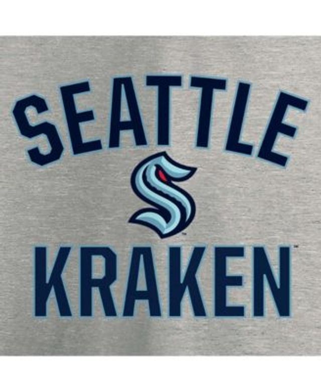 Fanatics Branded Men's Big and Tall Navy Seattle Kraken Primary Logo Pullover Hoodie - Navy