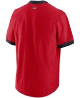 Washington Nationals Nike Dri-Fit Short Sleeve Shirt Men's Red used L