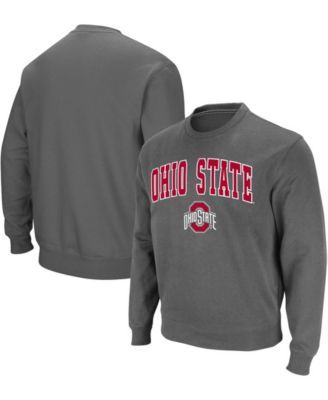 Men's Colosseum Heathered Gray Boise State Broncos Arch & Logo 3.0 Full-Zip  Hoodie