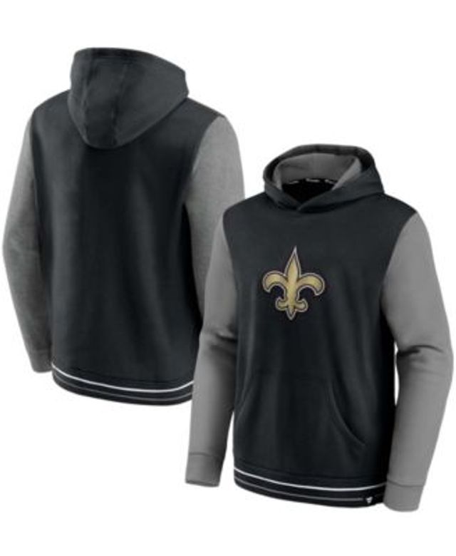 Men's Nike Gray New Orleans Saints Sideline Athletic Stack Performance Pullover Hoodie Size: Small