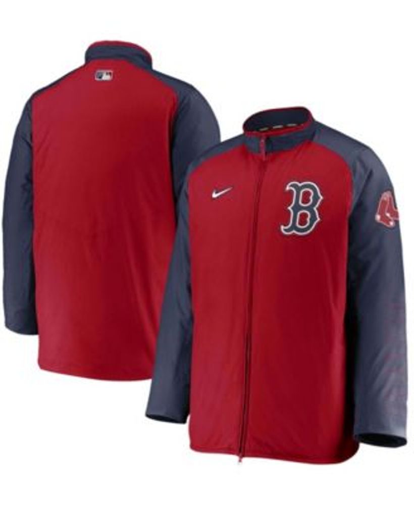 Nike Men's Atlanta Braves Red Logo Pacer Half Zip Jacket