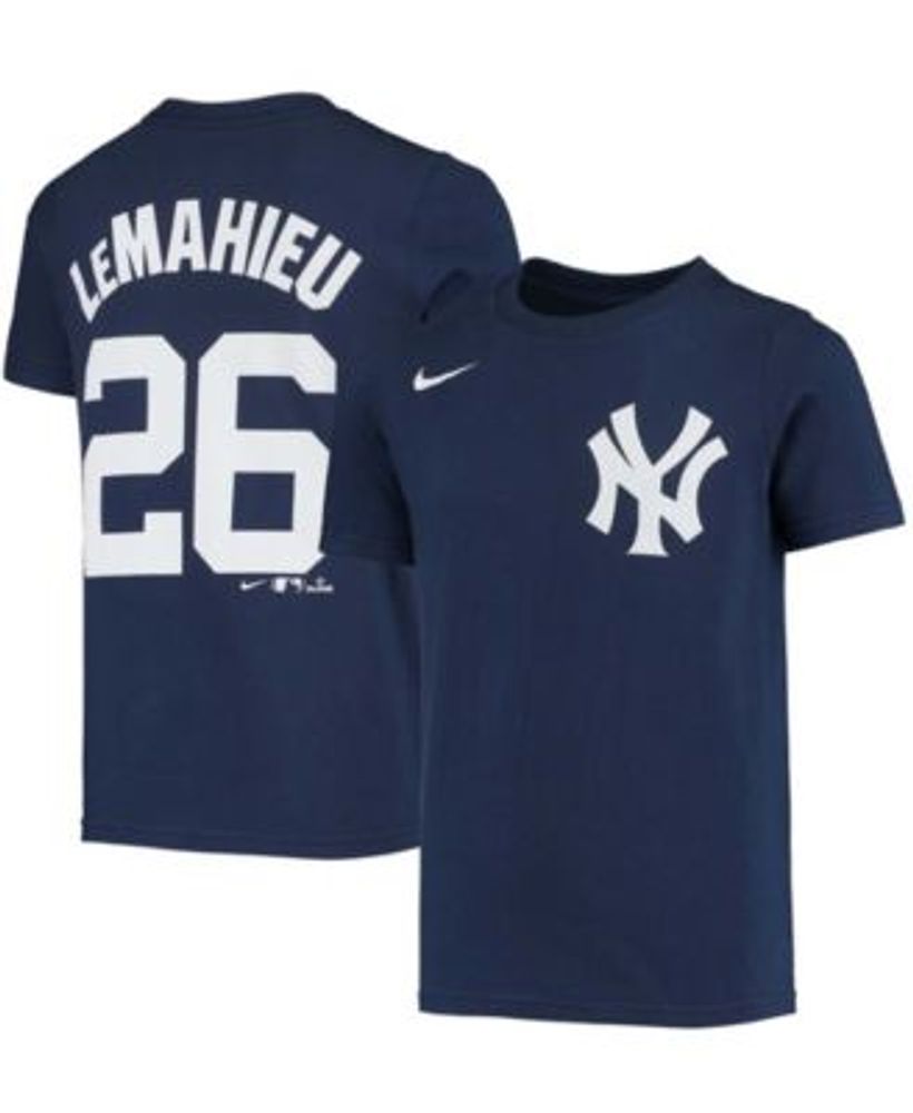 Youth Nike DJ LeMahieu Navy New York Yankees Player Name & Number
